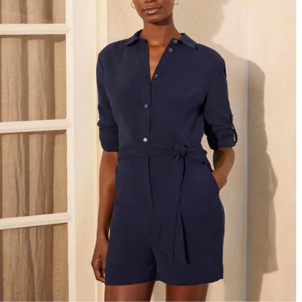 Boden Navy Jumpsuit